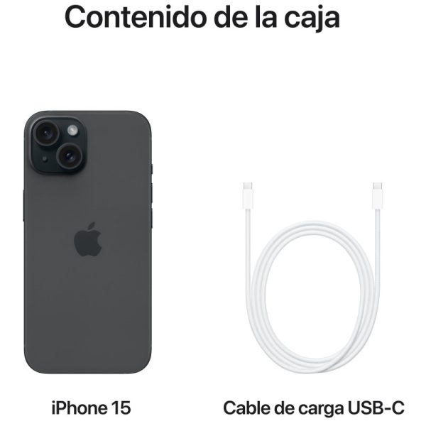 Apple iPhone 15 128GB Negro - Imagen 4